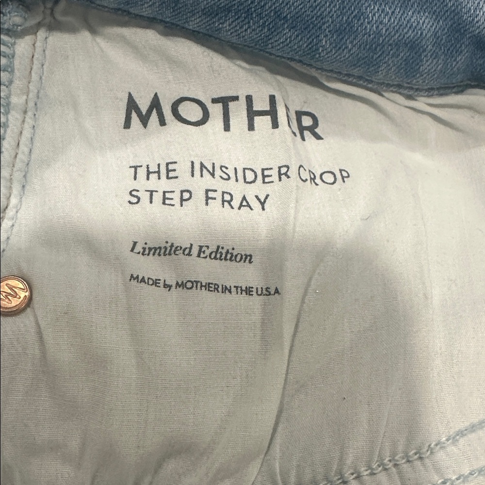 MOTHER Light Blue Ankle Jeans Size 34 - Picture 7 of 7